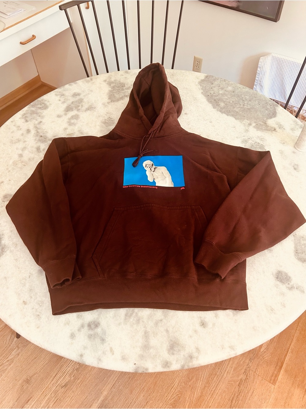 Men's Nike SB Corporate Heavyweight Hooded Sweatshirt Size Medium